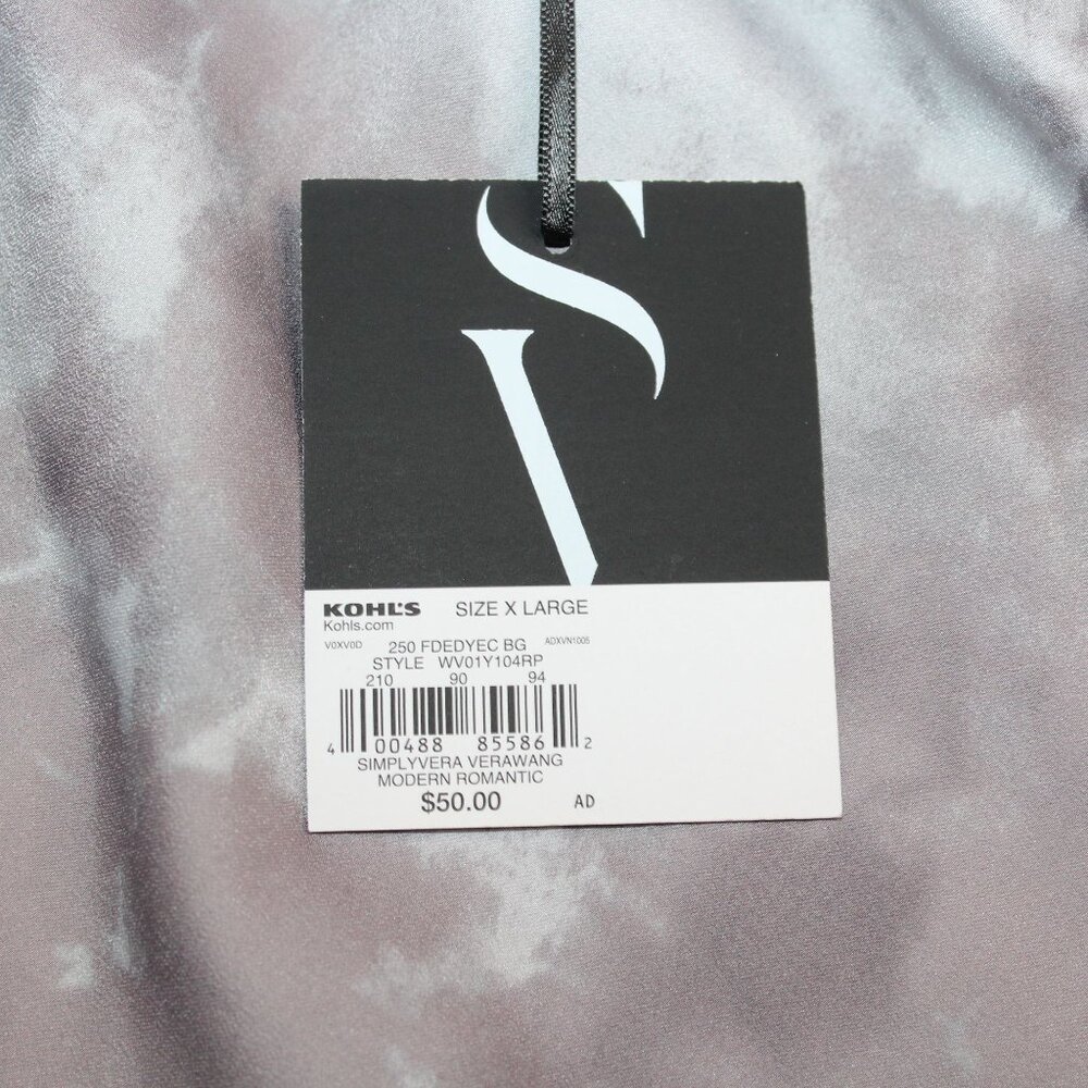 NWT Simply Vera Size XL Vera Wang Modern Multicolored Stretch Skirt Romantic - Picture 8 of 9